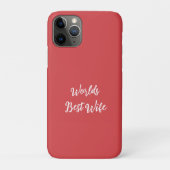 Coques Case-Mate iPhone Worlds Best Femme Script personnalisé iPhone / coq (Dos)