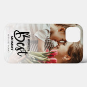 Coques Case-Mate iPhone Worlds Best Mommy | Modern Photo Gift for Mom (Verso (horizontal))