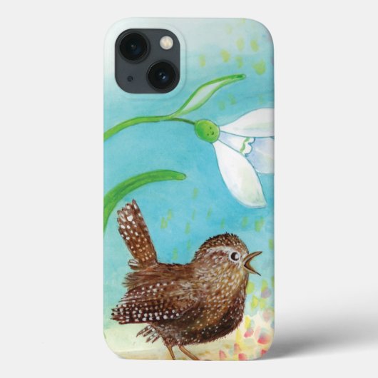 Coques Case-Mate iPhone Wren Bird chante à l'aube Au printemps (Verso)