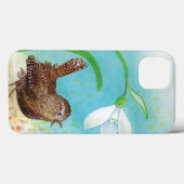 Coques Case-Mate iPhone Wren Bird chante à l'aube Au printemps (Verso (horizontal))