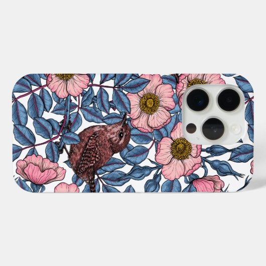 Coques Case-Mate iPhone Wrens en rose (Verso (horizontal))