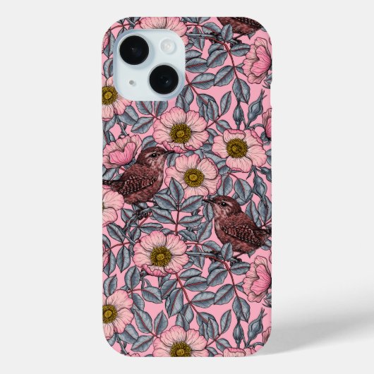 Coques Case-Mate iPhone Wrens en rose (Verso)