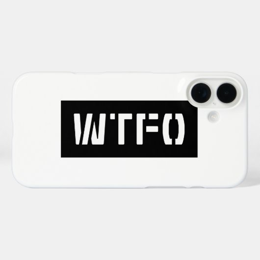 COQUES Case-Mate iPhone WTFO (Verso (horizontal))