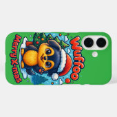 Coques Case-Mate iPhone Wuffoo Molli Merry X-mas Kawaii 3D Holiday (Verso (horizontal))