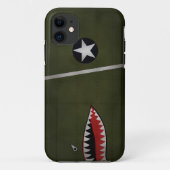 COQUES Case-Mate iPhone WW2アメリカ陸軍戦闘機迷彩(シャークマウス) (Dos)