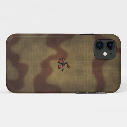 COQUES Case-Mate iPhone WW2ドイツ軍第505重戦車大隊(ダークイエロー) (Dos (Horizontal))