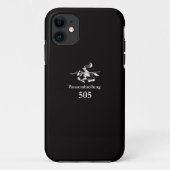 COQUES Case-Mate iPhone WW2ドイツ軍第505重戦車大隊(ブラック) (Dos)
