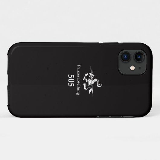 COQUES Case-Mate iPhone WW2ドイツ軍第505重戦車大隊(ブラック) (Dos (Horizontal))