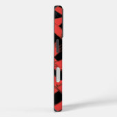 Coques Case-Mate iPhone "X rouges sur noir avec yeux cachés" (Verso / Droite)