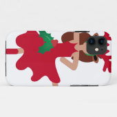 Coques Case-Mate iPhone xmas flamenco danseur émoji (Dos (Horizontal))
