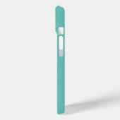 Coques Case-Mate iPhone "XOXO" Cœurs Saint-Valentin Vert Menthe (Verso / Gauche)