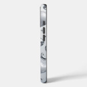 Coques Case-Mate iPhone Y2K Chrome Bubble 3D Silver Case (Verso / Gauche)