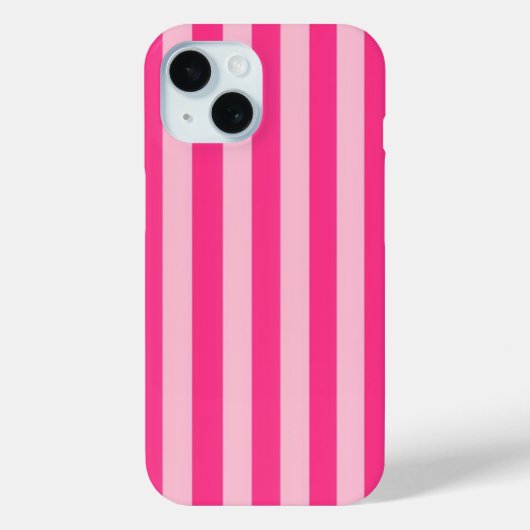 Coques Case-Mate iPhone Y2K rayé rose (Verso)