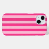 Coques Case-Mate iPhone Y2K rayé rose (Verso (horizontal))