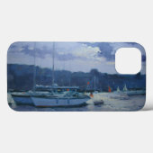Coques Case-Mate iPhone yachts amarrés en fin d'après-midi (Verso (horizontal))