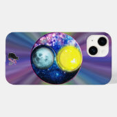 Coques Case-Mate iPhone Yang-Yin / Soleil-Lune (Verso (horizontal))