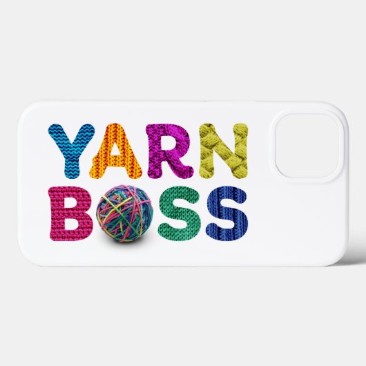 Coques Case-Mate iPhone Yarn Boss (Verso (horizontal))