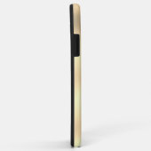 Coques Case-Mate iPhone Yel Gold, Black Stripe, Nom do-it-yourself, White  (Dos/Droite)