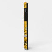 Coques Case-Mate iPhone Yellow bees (Dos/Gauche)