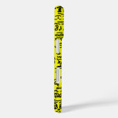 Coques Case-Mate iPhone Yellow Doodle Pattern Phone Case – Abstract Black  (Verso / Droite)