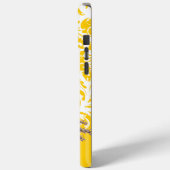 Coques Case-Mate iPhone Yellow Faux Rhinstone Personnalisé Damask iPhone (Verso / Gauche)