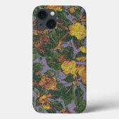 Coques Case-Mate iPhone Yellow flower camouflage (Verso)
