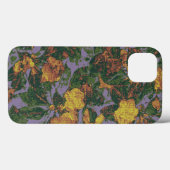 Coques Case-Mate iPhone Yellow flower camouflage (Verso (horizontal))