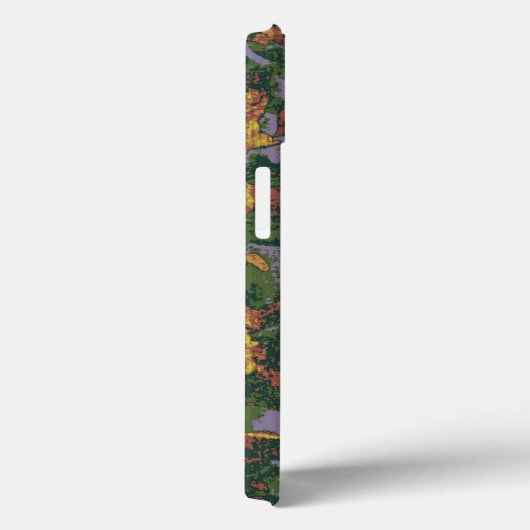 Coques Case-Mate iPhone Yellow flower camouflage (Verso / Droite)