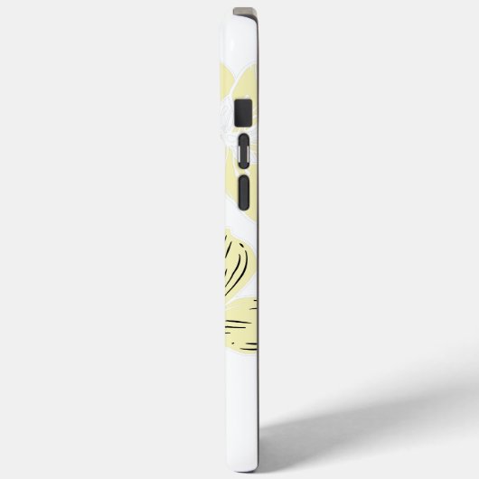 Coques Case-Mate iPhone Yellow Flower Phone Case (Verso / Gauche)