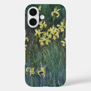 Coques iPhone 16 Yellow Irises par Claude Monet, Art Vintage