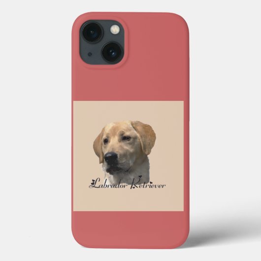 Coques Case-Mate iPhone Yellow Labrador Retriever (Verso)