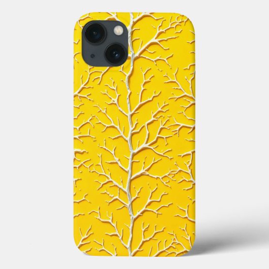Coques Case-Mate iPhone Yellow Vein Texture iPhone Case Bold Style (Verso)