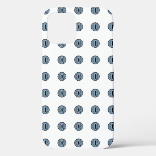 Coques Case-Mate iPhone Yeux à points bleu d'Halloween (Verso)