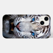 Coques Case-Mate iPhone Yeux Bleus Blancs (Verso (horizontal))