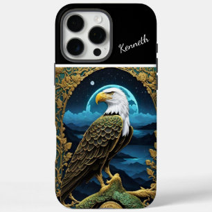 Coques iPhone 16 Pro Max Yeux D'Aigle Fixés Sur L'Océan En Bas