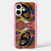 Coques Case-Mate iPhone Yeux de Chat Psychedéliques Groovy (Verso)