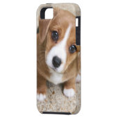 Coques Case-Mate iPhone Yeux de chiot (Dos gauche)