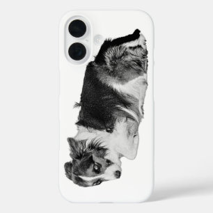 Coques iPhone 16 Yeux de chiot de taille poche