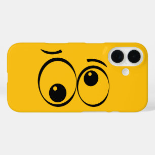 Coques iPhone 16 Yeux de dessin animé Illustrations drôles