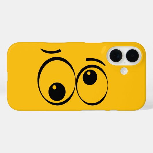 Coques Case-Mate iPhone Yeux de dessin animé Illustrations drôles (Verso (horizontal))