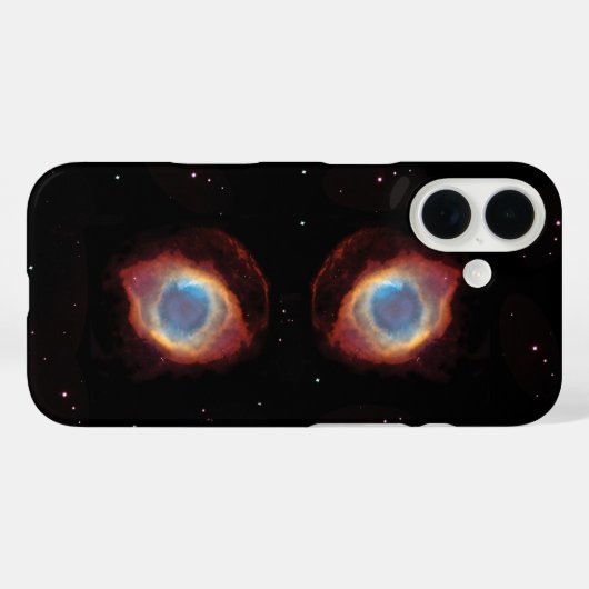 Coques Case-Mate iPhone Yeux de nébuleuse galactique (Verso (horizontal))