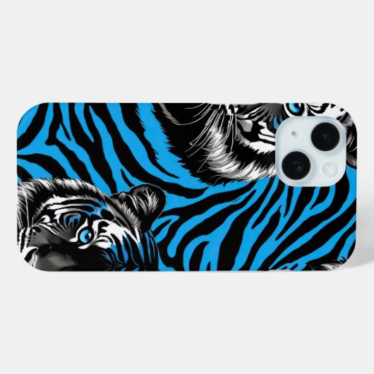 Coques Case-Mate iPhone Yeux de tigre (Verso (horizontal))
