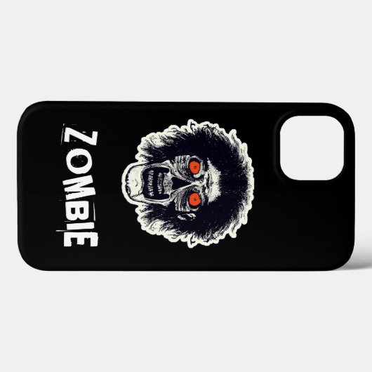 Coques Case-Mate iPhone Yeux orange ZOMBIE (Verso (horizontal))