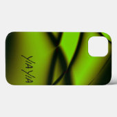 Coques Case-Mate iPhone Yia Yia Design vert (Verso (horizontal))