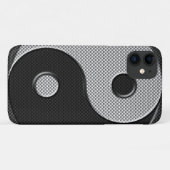 Coques Case-Mate iPhone Yin Yang Design en fibre de carbone style d'impres (Dos (Horizontal))