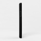 Coques Case-Mate iPhone Yin Yang or sur noir (Dos/Droite)