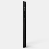 Coques Case-Mate iPhone Yin Yang or sur noir (Dos/Gauche)