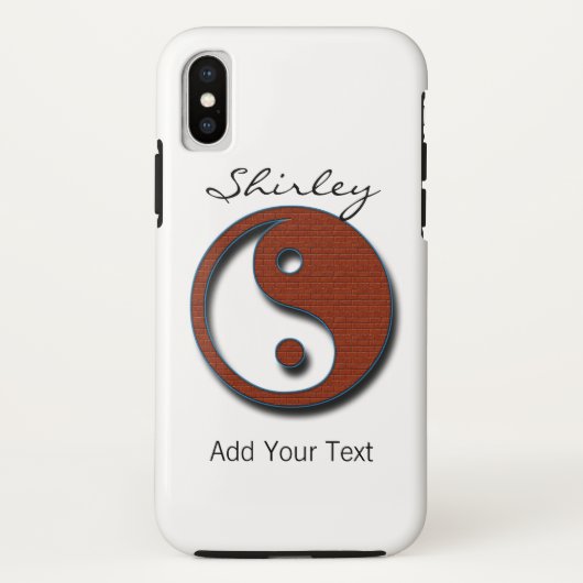 Coques Case-Mate iPhone Yin Yang par Shirley Taylor (Dos)