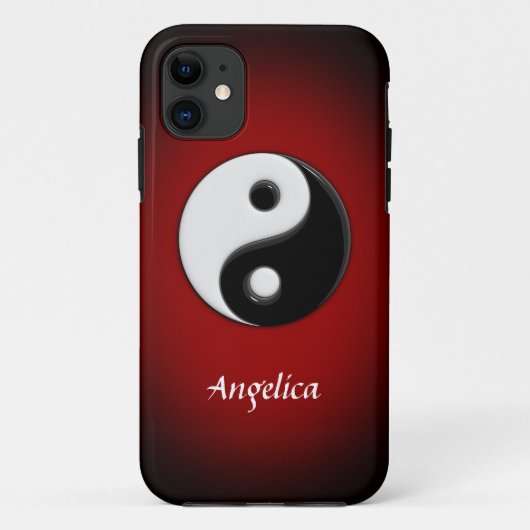 Coques Case-Mate iPhone Yin Yang personnalisable (Dos)