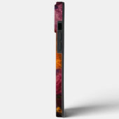 Coques Case-Mate iPhone Yin Yang violet orange (Verso / Gauche)